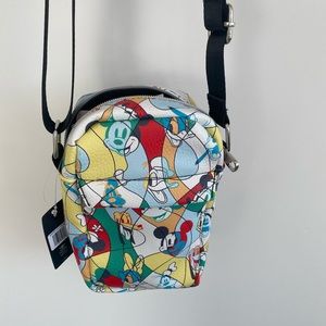 Disney Mickey and Friends Multi-Color Crossbody Bag NWOT